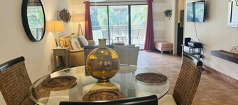 Elegant 2BR Golf View Condo w/ Upgraded Kitchen, Patio & King Suite |Saddlebrook Resort Amenities