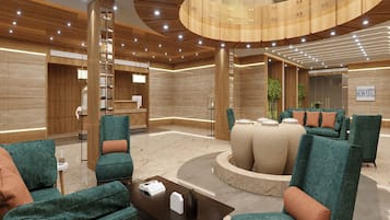 Lobby sitting area