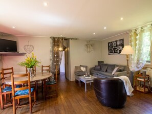 TV, fireplace, DVD player