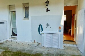 Exterior detail - M282 - Marcelli, three-room apartment with garden 100m from the sea (Marcelli)