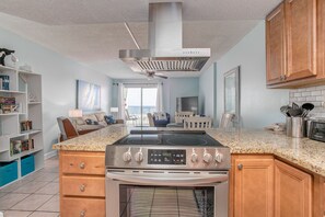 Fridge, microwave, oven, stovetop - Awesome Beachfront Condo! Clearwater 1B (Gulf Shores)