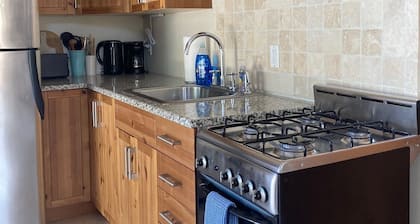 Midtown Sunlit Casita with Super Fast WiFi, A/C, Private Patio and Parking.