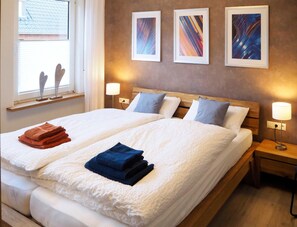 3 bedrooms, iron/ironing board, travel cot, free WiFi