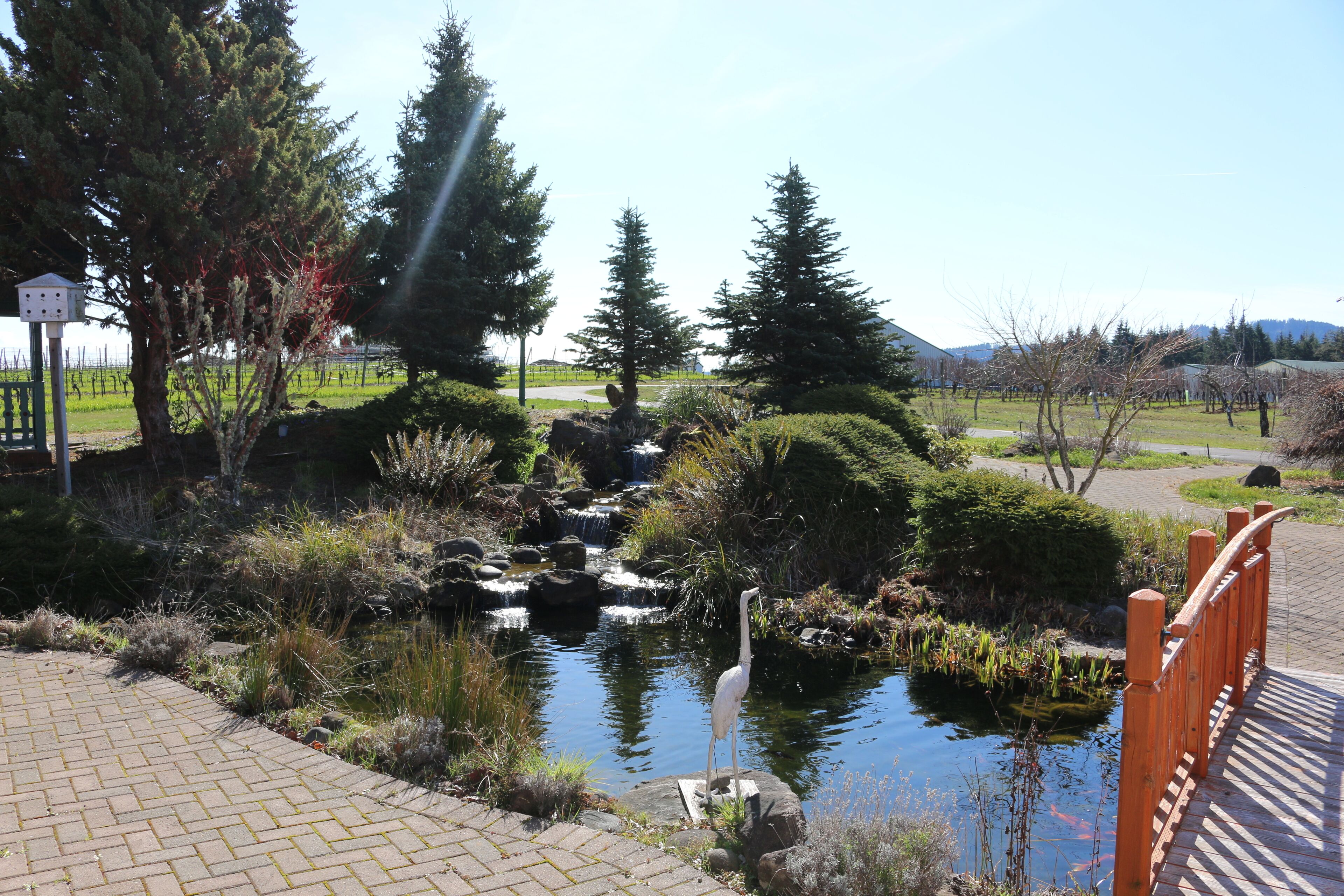 Custom home in vineyard setting close to local attractions