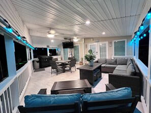 Smart TV, DVD player, ping pong