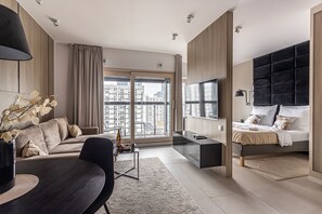 Appartement Ville | 1 chambre, coffres-forts dans les chambres, chambres insonorisées
