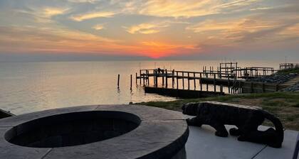 Sunrise and Sunset at the Bay