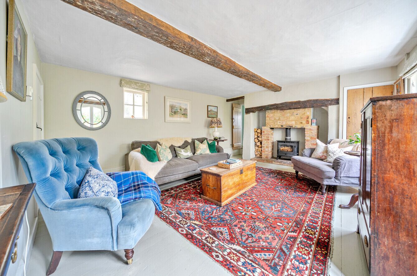 TV connectée, cheminée, livres