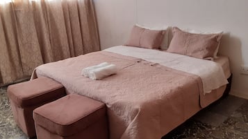 Perushuoneisto, 1 makuuhuone | 1 makuuhuone, silitysrauta/-lauta, vuodevaatteet