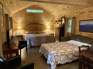 1 غرفة نوم ومكواة/ل وح كي وسرير سفر وواي فاي مجانًا