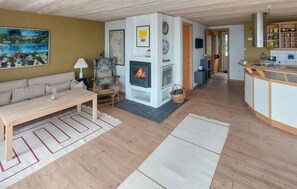 TV, fireplace, stereo