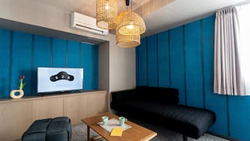 Quarto duplo luxo, para não fumantes | Wi-Fi de cortesia, roupa de cama