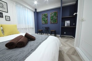 Departamento, para no fumadores | 1 habitación, tabla de planchar con plancha, wifi gratis y ropa de cama 