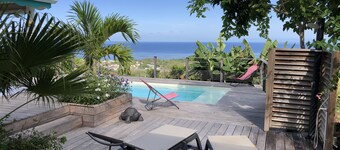 Villa Kazami avec piscine et vue mer