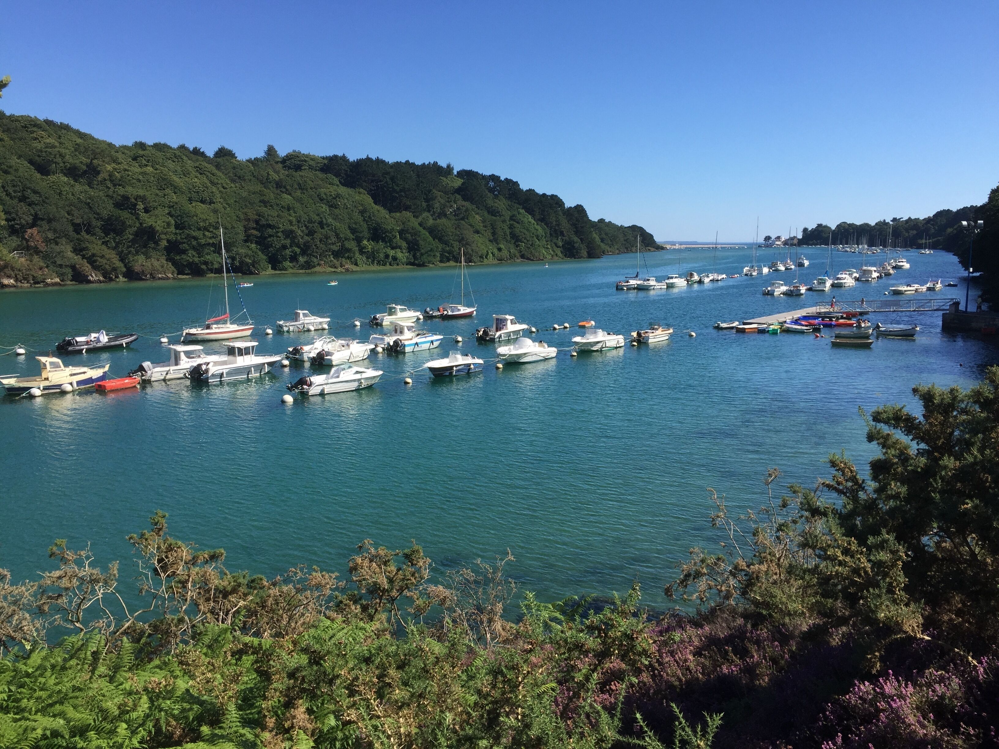 le port de Porsmoric à 5 minutes àde la maison  pied 