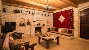 Traditional Villa | Living area - Traditional Stone Villa Kontis (Apokoronas)