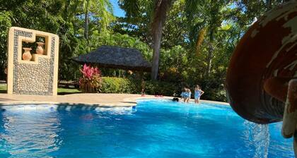 maison de campagne sur le bord de mer.