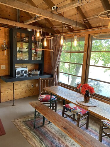 Hemlock Hide-A-Way Lakefront Cabin with Great Views!