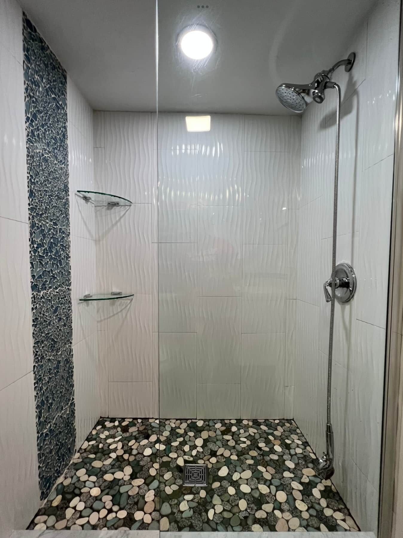 Hair dryer, towels