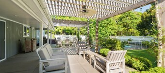 Private completely fenced in property. Near beach