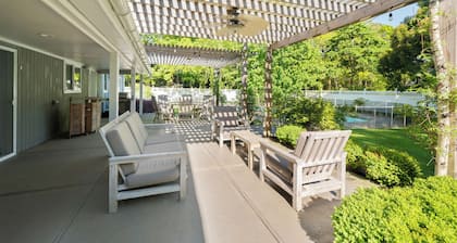 Private completely fenced in property. Near beach