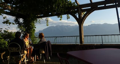 A deluxe suite on the 1st floor an old renovated wine property in Lavaux