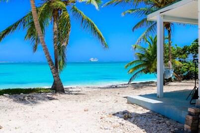 2 bedroom 2 bathroom beach house, beach right at your door steps,