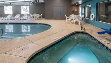 Indoor pool, outdoor pool