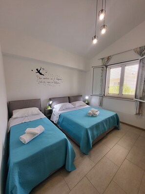 2 camere, ferro/asse da stiro, Wi-Fi gratuito, lenzuola