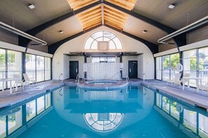 Indoor pool, a heated pool
