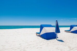 On the beach