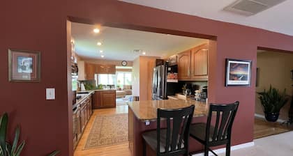 Luxurious country home. 120 acres. 5 Bedrooms. Basement game room. Fitness Rm.
