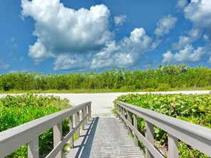 Condo, 1 King Bed (Beachfront condo with wraparound balc) | Property grounds - Beachfront Condo With Wraparound Balcony/pool/tennis (Marco Island)