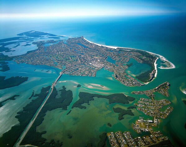 House, Multiple Beds (Unique waterfront home in Olde Marco ) | Aerial view - Unique Waterfront Home in Olde Marco With Pool/deck (Marco Island)