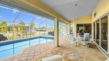 House, Multiple Beds (Peaceful Waterfront home with pool an) | Balcony