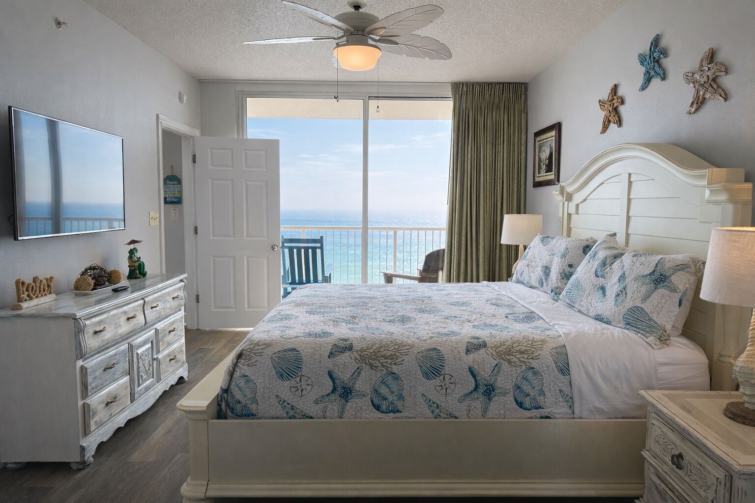 Wake up to this view! Beachfront master-balcony access and en-suite master bath!