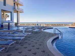 Indoor pool, outdoor pool