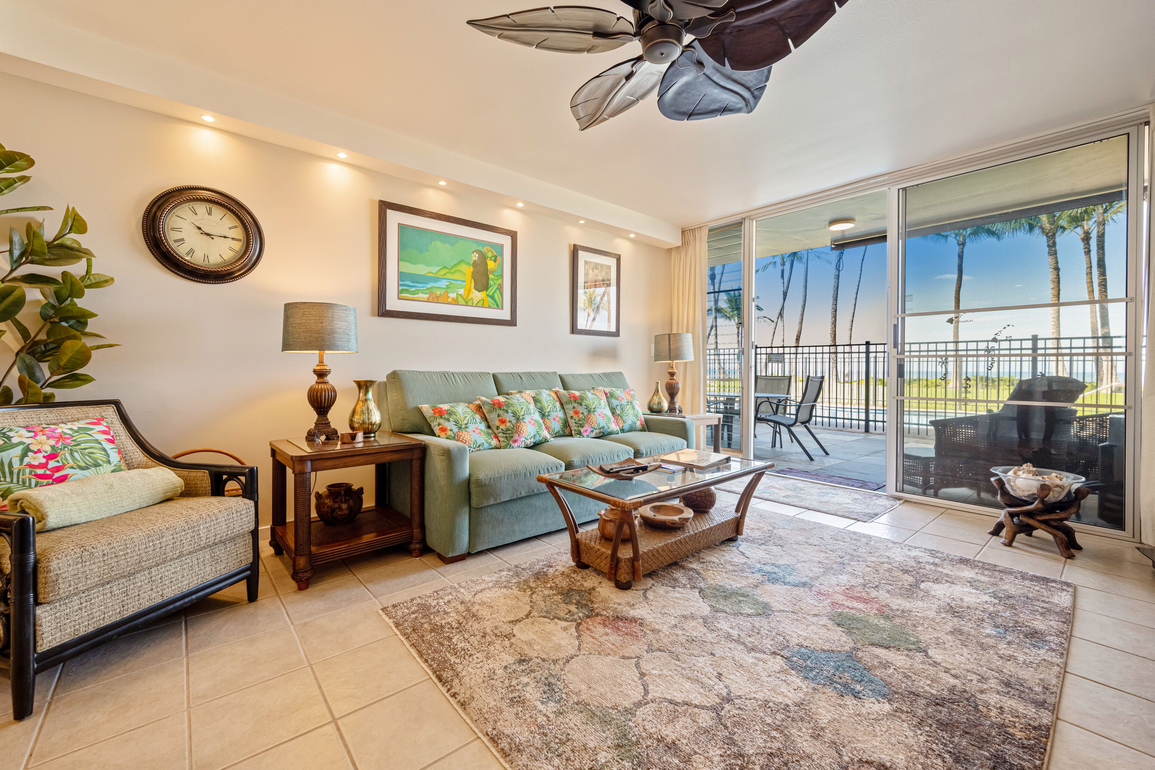 TV, DVD player, books