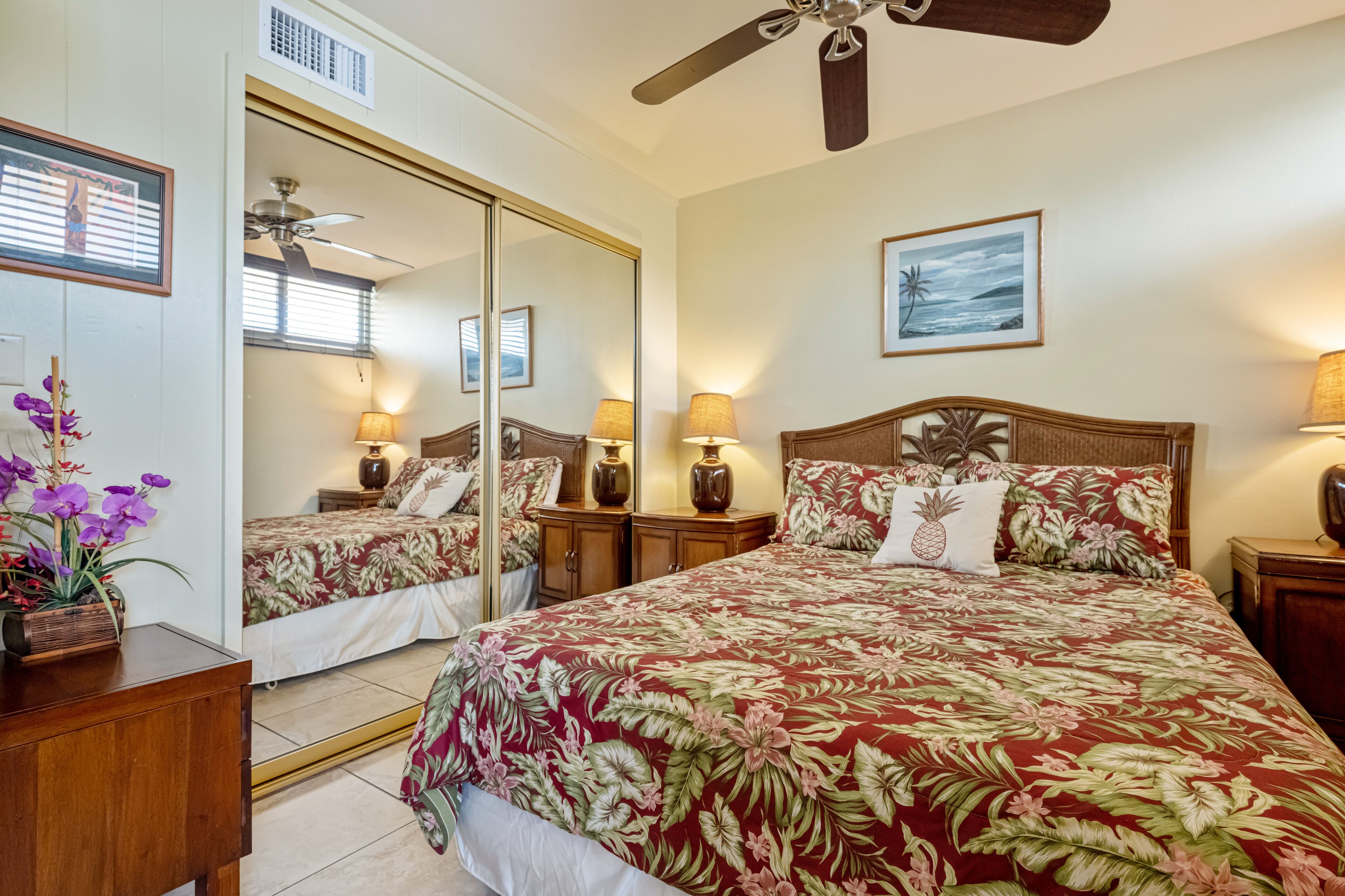 2 bedrooms, iron/ironing board, internet, bed sheets