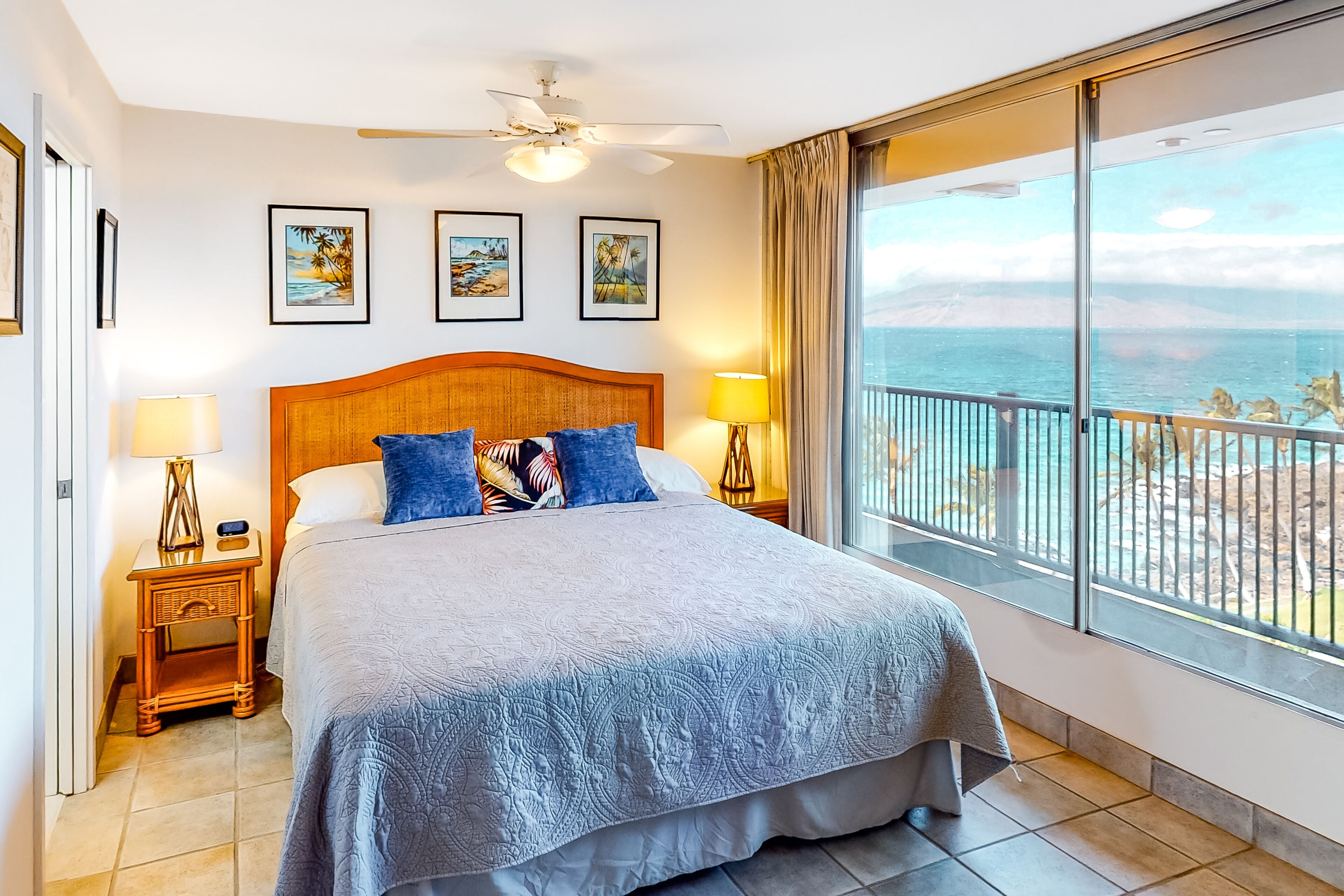 2 bedrooms, iron/ironing board, internet, bed sheets