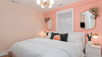 Desk, iron/ironing board, free WiFi, bed sheets