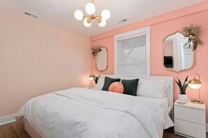 Desk, iron/ironing board, free WiFi, bed sheets