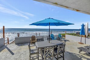 Outdoor dining - Ocean Front - Stunning Views! Central AC and HEAT! STR16-0534 (Dana Point)