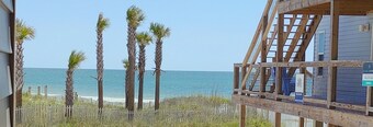 100 STEPS TO BEACH, PETS OK, RENOVATED, VERY CLEAN, N. CAPE, DISCOUNTED RATES!!
