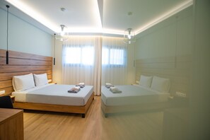 3 Schlafzimmer, schallisolierte Zimmer, Bügeleisen/Bügelbrett