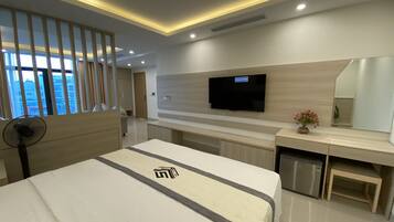 Peralatan tempat tidur premium, tilam berlapik, bar mini