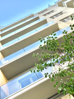 Façade de l’hébergement