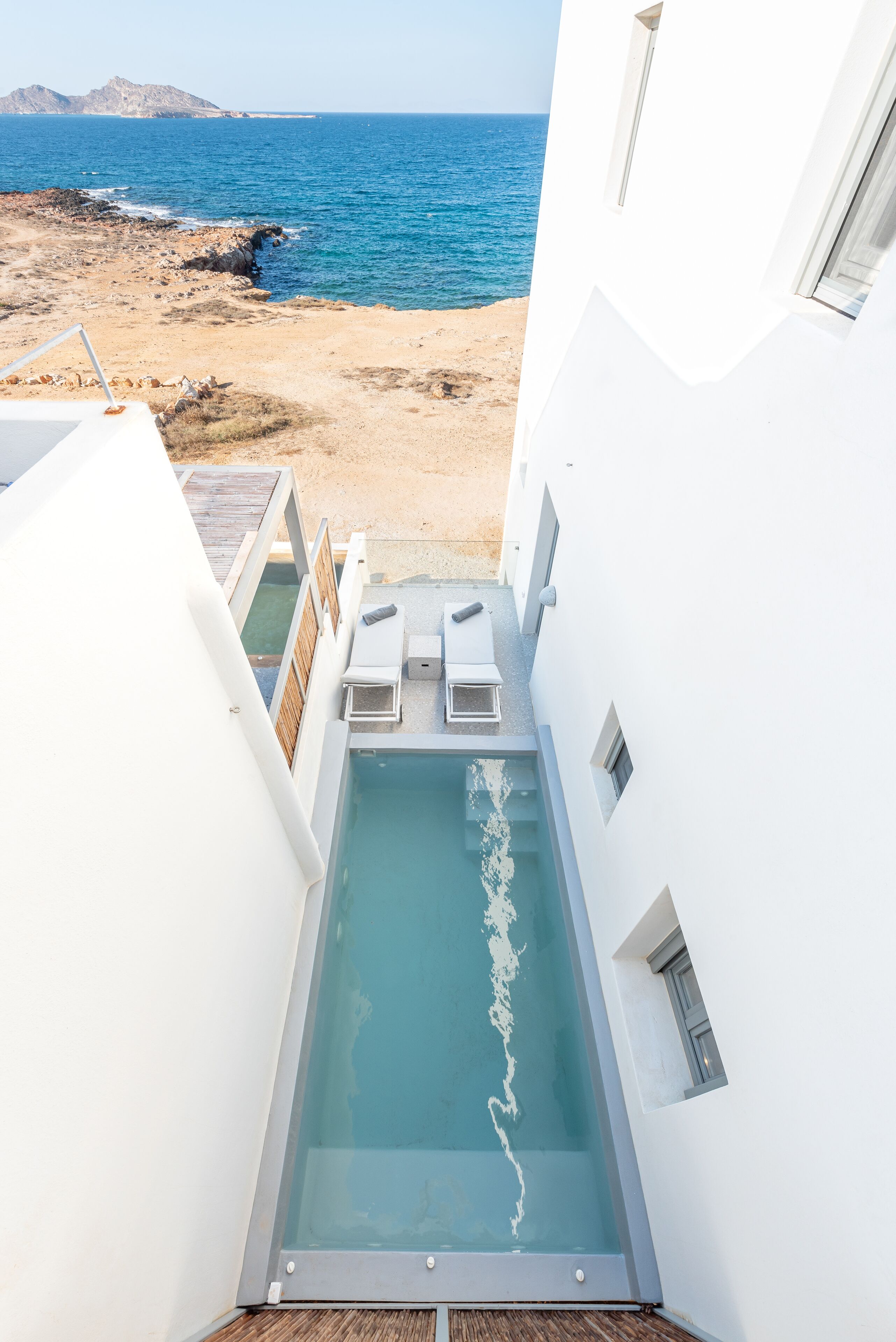 Suite, Private Plunge Pool, Sea View | Terraza o patio