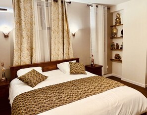 1 غرفة نوم وواي فاي وملاءات أسرّة