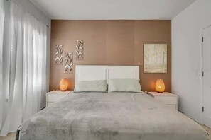 4 bedrooms, iron/ironing board, travel cot, WiFi